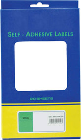 SELF ADHESIVE OFFICE LABEL-34X75mm - Al Masam Stationery LLC